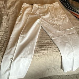 Men’s white chinos 38